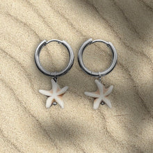 Starfish hoops - sølv